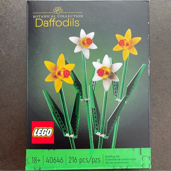 Lego Other - LEGO Daffodils 40646 Flowers Botanical Collection Jonquilles 216 Pieces Set gift